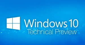 Windows 10 Teknik Önizleme 9926 İndir