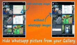 Galeriden Whatsapp Medya Dosyalarını Gizleme