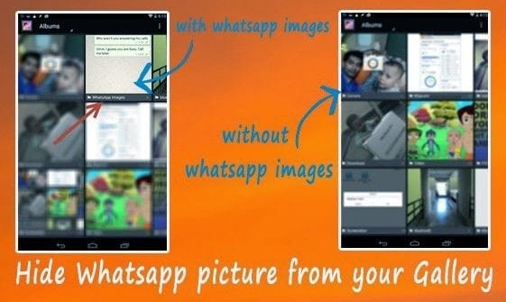Galeriden Whatsapp Medya Dosyalarını Gizleme