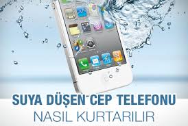 Telefonunuz suya düşmüşse ne yapmalı