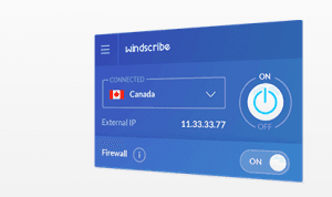 Ücretsiz VPN Client Windscribe