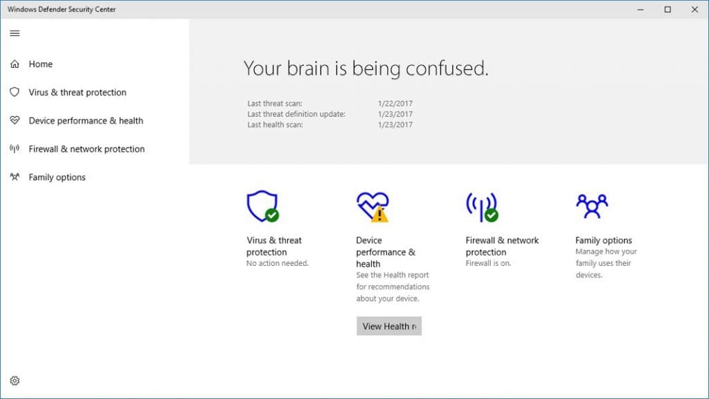 Microsoft, İçerik Oluşturucu Güncellemesi için Zamanlanmış Windows Defender Güvenlik Merkezi Sunuyor