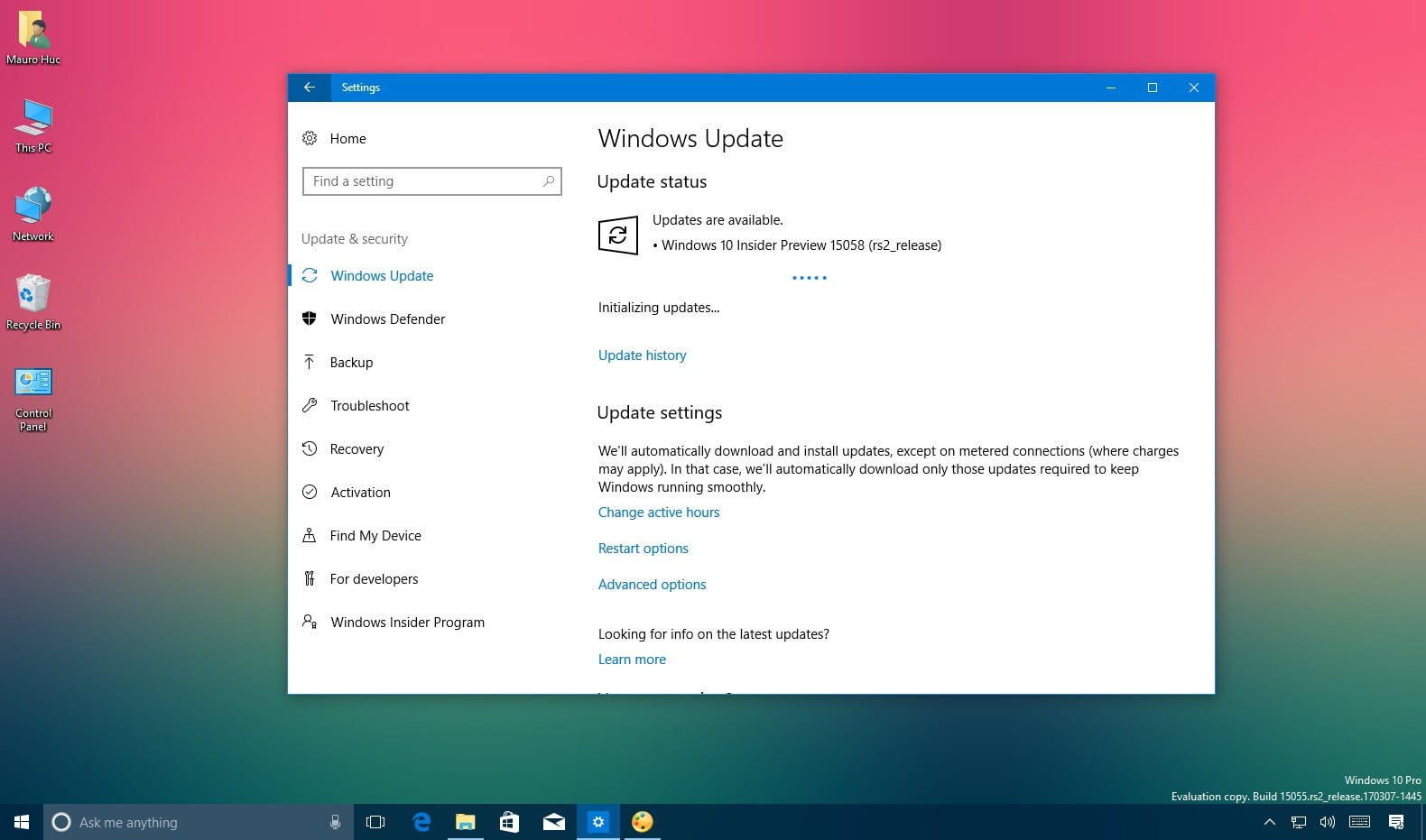 Windows 10 Build 15058 ISO Slow Ring Insiders hazır indir!!