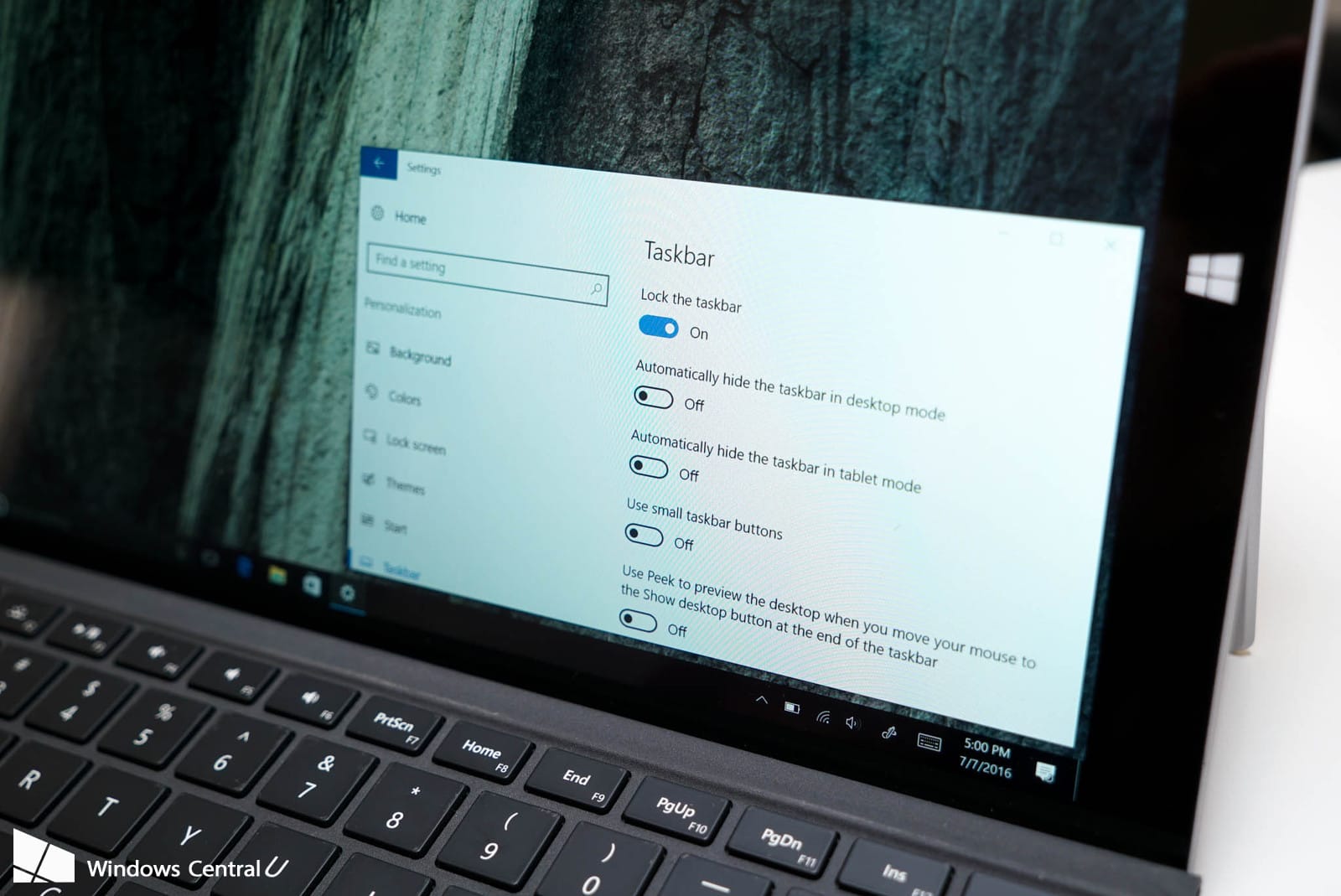 Windows 10 Görev Çubuğunun Tüm Ayarlarını Devre Dışı Bırakma 2 Yolu