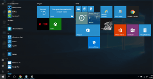 Windows 10’da Başlat Menüsü Klasörlerini Grup Uygulamaları Oluşturma