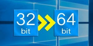 Windows 10’u 32-bit’den 64-bit’e yükseltme