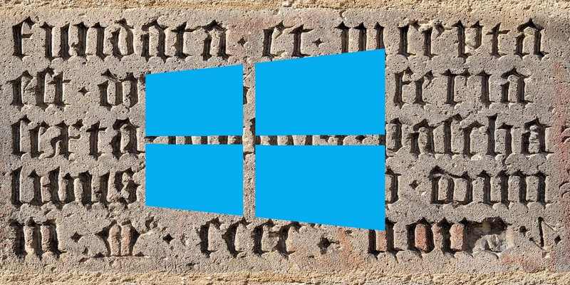 Windows 10’da varsayılan yazı tipini değiştirme