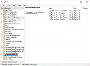 Policy Plus – Windows için Taşınabilir Grup İlkesi Düzenleyicisi
