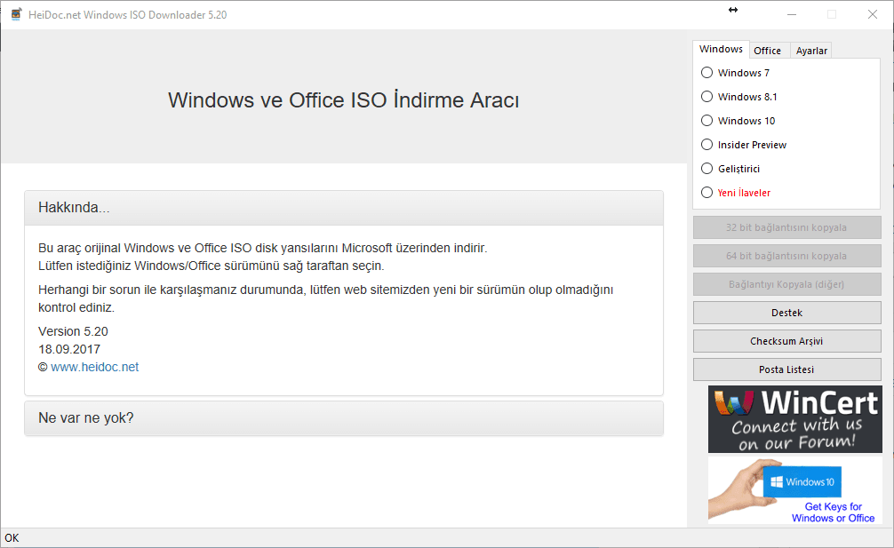 Microsoft Windows ISO Download Tool 5.20