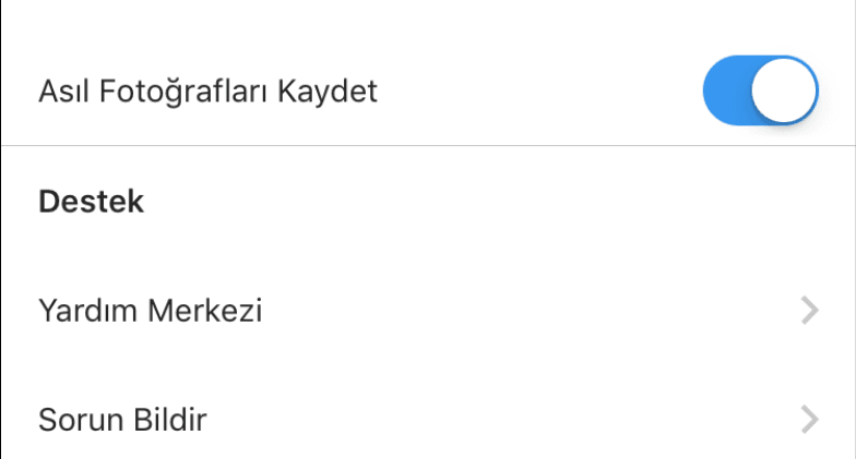 Instagram ile orijinal fotoğraf nasıl kaydedilir?