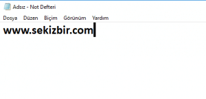 Windows 10’da İmleç kalınlığını değiştirme