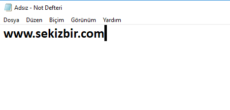 Windows 10’da İmleç kalınlığını değiştirme