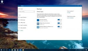 Windows 10, Başlangıç ​​uygulamalarını Ayarlar’a yönetmek için seçenekleri getirir