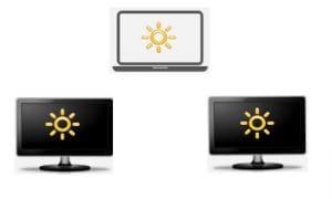Windows 10′ da Ayrı olarak birden çok monitörün parlaklığını nasıl değiştiririm?