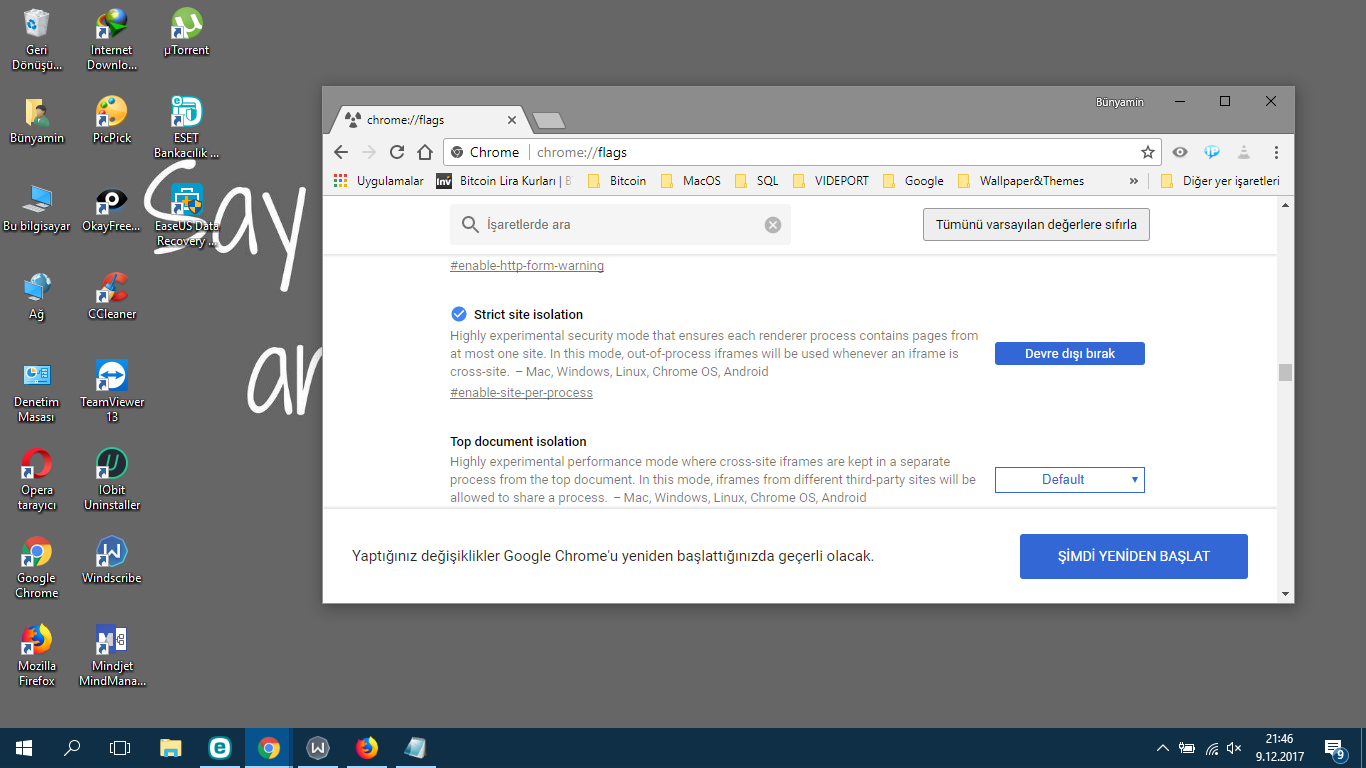 Chrome’un Site izolasyonu güvenlik özelliği nasıl etkinleştirilir?