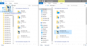 Windows 10’da Sürükle ve bırak devre dışı bırakma