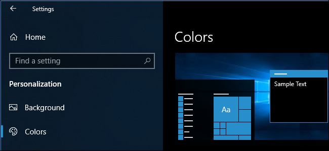 Windows 10’un Dark Night teması otomatik olarak nasıl etkinleştirilir