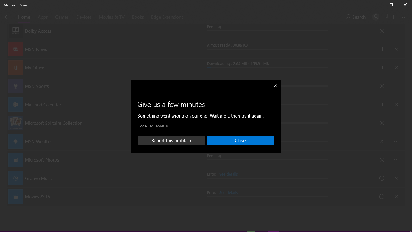 Microsoft Windows 10’da 0x80244018 hatası nasıl onarılır