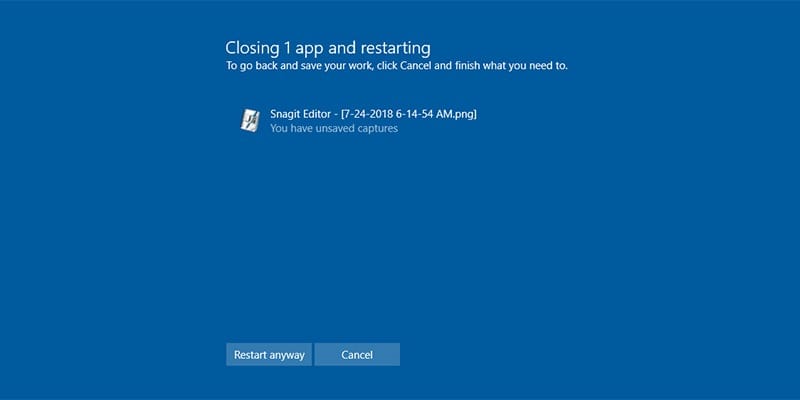 Windows’u Kapatma sırasında görevleri otomatik olarak sonlandırma