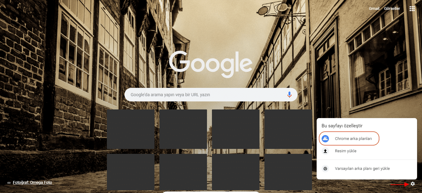 Google Chrome’daki Yeni Sekme sayfasının arka planını değiştirin