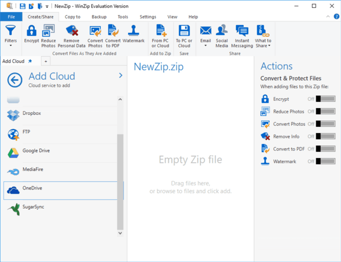 WinZip’in uygulaması artık Microsoft Mağazası’nda indirilebiliyor