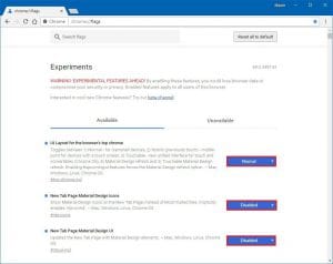 Chrome 69 yeni materyal tasarım arayüzü nasıl devre dışı bırakılır