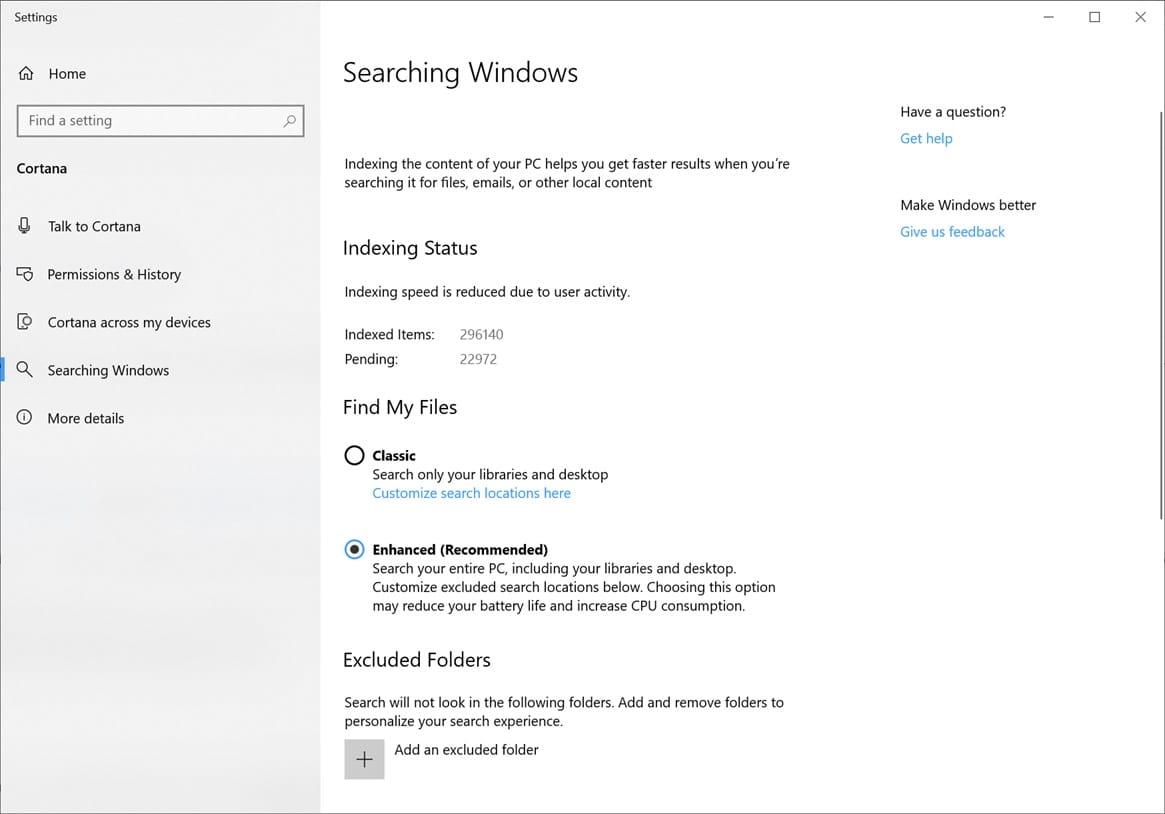Windows 10’un 2019 güncellemesi Windows Arama’yı daha kullanışlı hale getiriyor
