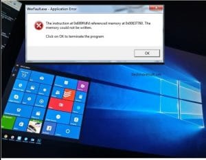 Windows 10’da wermgr.exe nasıl devre dışı bırakılır ve düzeltilir