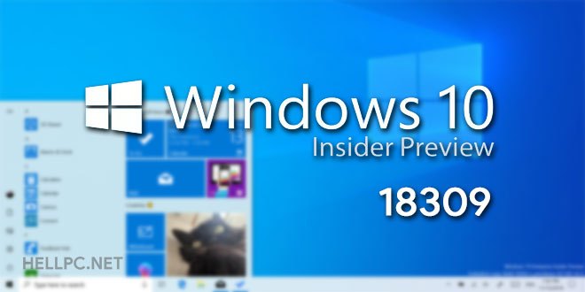 Windows 10 Insider Build 18309 Yayınlandı