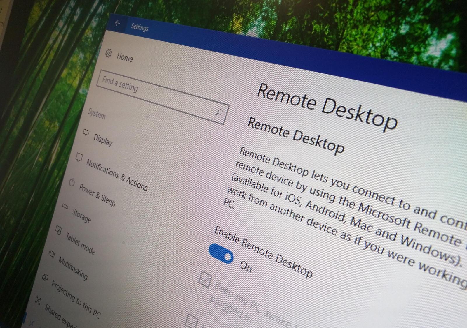 Window 10′ da komut istemini kullanarak uzak masaüstünü etkinleştirme