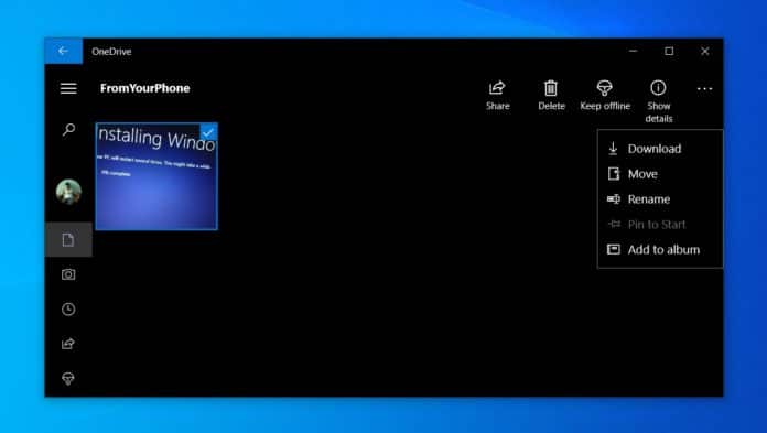 Microsoft, Windows 10 için yeni bir OneDrive uygulaması üzerinde çalışıyor olabilir