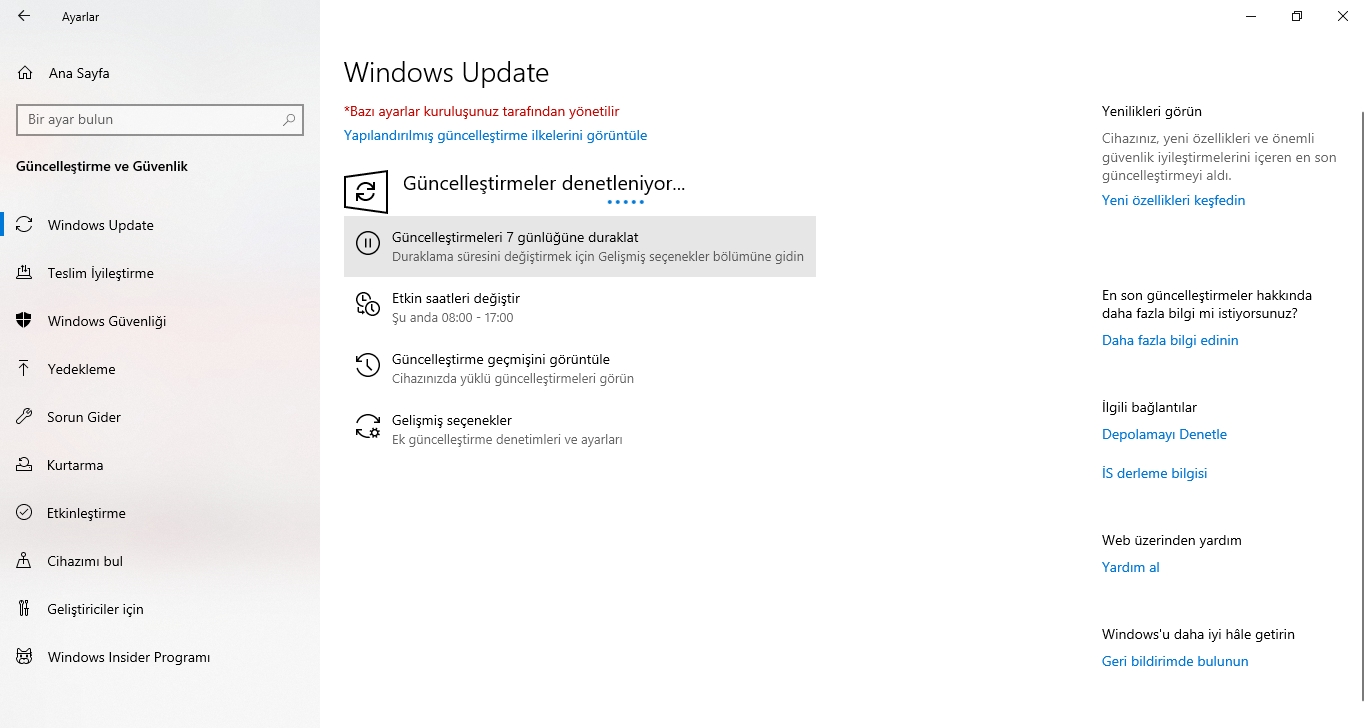 Windows 10’da Güncelleştirmeleri yüklemek için otomatik yeniden başlama son tarihi nasıl değiştirilir