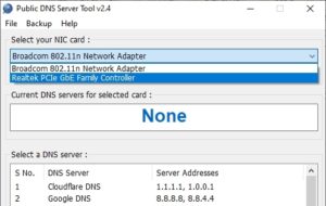 Windows 10 için ücretsiz bir DNS değiştirici