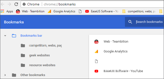 Google Chrome yer imlerinin çevrimdışı yedeği nasıl alınır?