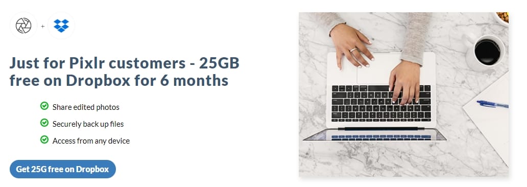 Dropbox ücretsiz 25GB depolama alanı