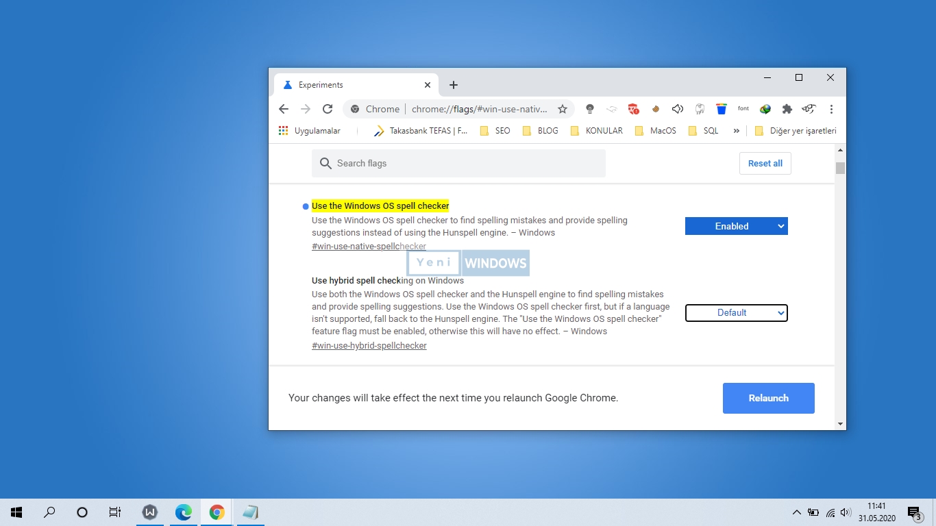 Google Chrome’da Windows Yazım Denetimi nasıl etkinleştirilir