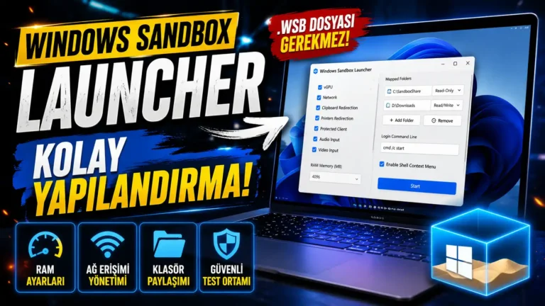 Windows Sandbox Launcher Nedir? Özellikleri ve Kullanımı