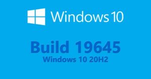 Windows 10 Build 19645