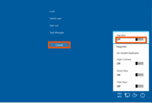 Windows 10’da Ekran Okuyucusunu Tamamen Kapatma