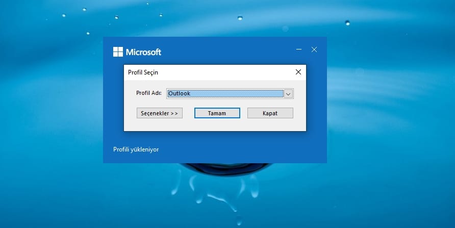 Outlook’u Güvenli modda açma