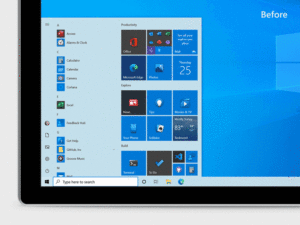 Windows 10 Build 20161 – Yeni Başlat Menüsü Tasarımı, Alt + TAB ile Microsoft Edge Sekmeleri