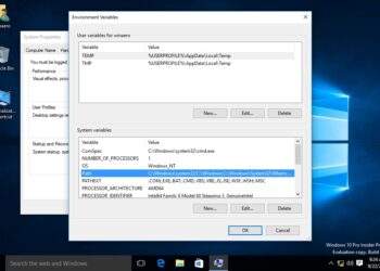 Windows 10’da Ortam Değişkeni Nasıl Eklenir