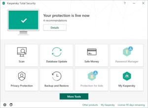 Kaspersky Total Security 2020, 3 ay boyunca ücretsiz