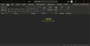Word 2019 ve 365’te Koyu Mod nasıl etkinleştirilir