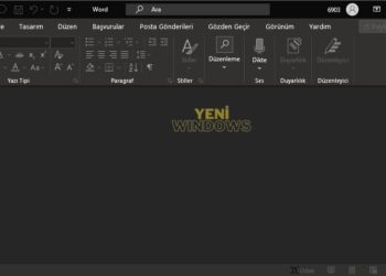 Word 2019 ve 365’te Koyu Mod nasıl etkinleştirilir