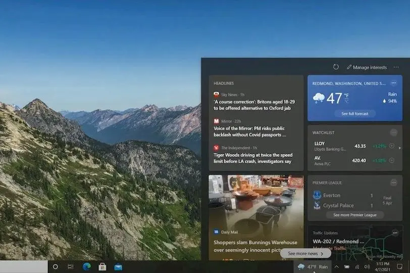Windows 10’da Haberler ve İlgi Alanları widget’ı Nasıl Devre Dışı Bırakılır