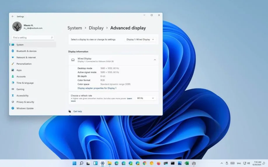 Windows 11’de Dinamik Yenileme Hızı (DRR) nasıl etkinleştirilir