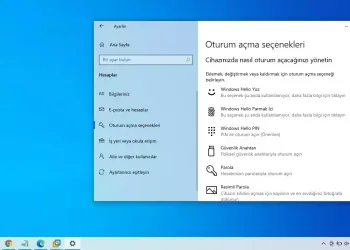 Windows 10’da oturum açma parolası nasıl kaldırılır