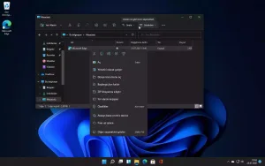 Windows 11: bağlam menüsü