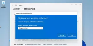 Windows 11’de bilgisayar adı nasıl değiştirilir
